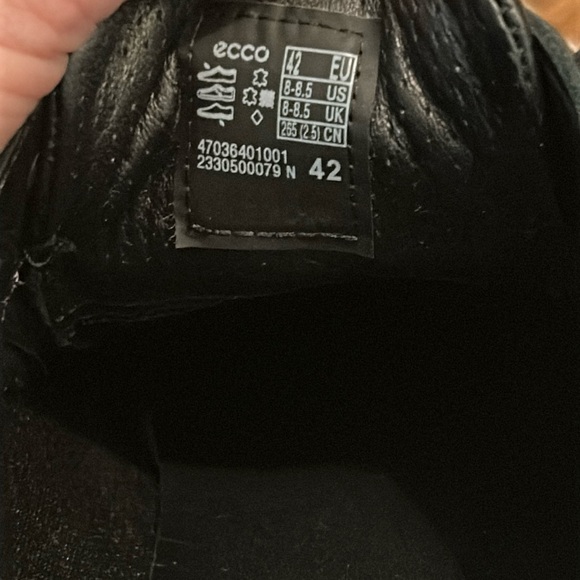 ECCO | Men's black Soft 7 City Tie Sneaker-size 8-8.5 - Picture 7 of 7